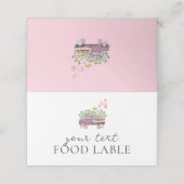 サファリベビーアニマルクトラック1st誕生日パーティー食品 プレイスカード (外部開封)