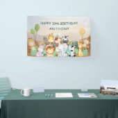 サファリベビーアニマルズ誕生日 横断幕 (トレードショー)