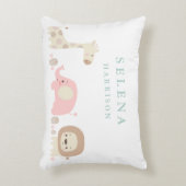 サファリベビー/キッズ子供部屋枕 アクセントクッション (正面(垂直))