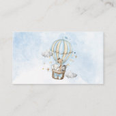 サファリホットエアバルーンおむつラッフルカード エンクロージャーカード (裏面)