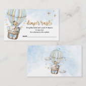 サファリホットエアバルーンおむつラッフルカード エンクロージャーカード (正面/裏面)