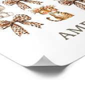 サファリボウズ&ジャングルアニマルベビールーム壁 ポスター (角)