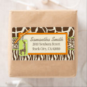 サファリボーイまたは出荷ラベル ラベル (インサイチュ)