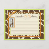 サファリボーイグリーンアドバイスはがき アドバイスカード (裏面)