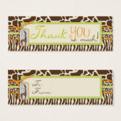 サファリボーイグリーンTYスキニーギフトラベル (正面&裏面)