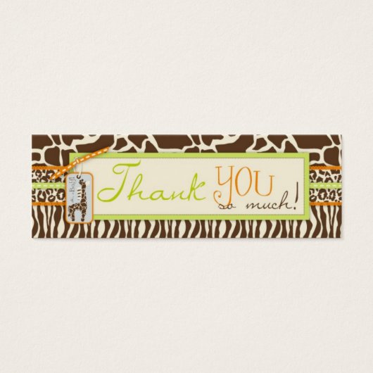 サファリボーイグリーンTYスキニーギフトラベル (正面)