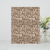 サファリボーイスクラップブック紙ゼブラ (スタンド正面)