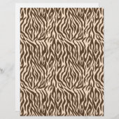 サファリボーイスクラップブック紙ゼブラ (正面/裏面)