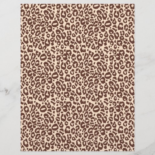 サファリボーイスクラップブック紙チーター (正面)