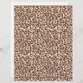 サファリボーイスクラップブック紙チーター (正面/裏面)