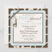 サファリボーイ招待状スクエア 招待状 (裏面)