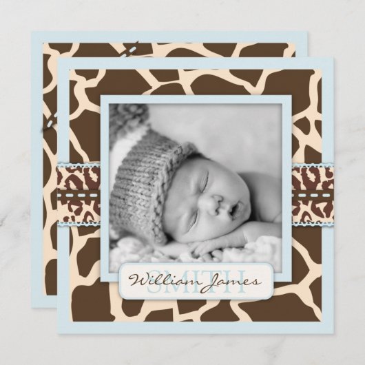 サファリボーイ発表広場 案内状 (正面/裏面)