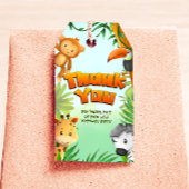 サファリボーイ誕生日ギフトラベル-メッセージカード ギフトタグ