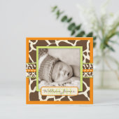 サファリボーイ オレンジ アナウンス スクエア 案内状 (スタンド正面)