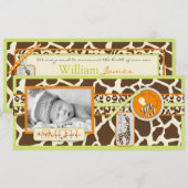 サファリボーイ グリーン トール アナウンスメント 案内状 (正面/裏面)