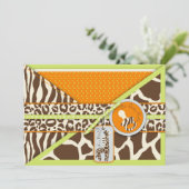 サファリボーイLGR招待状カード2 招待状 (スタンド正面)