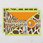 サファリボーイLGR招待状カード2 招待状 (正面/裏面)