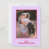 サファリマムズラベンダー誕生日 シーズンカード (裏面)