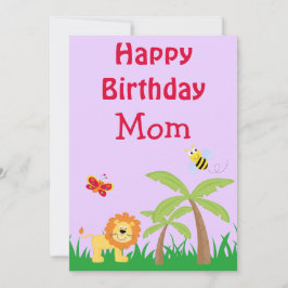 サファリマムズラベンダー誕生日 シーズンカード