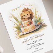 サファリライオン1歳 招待状