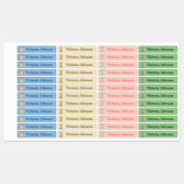 サファリライオンGiraffeゾウZebraガールネームKids ラベル (シート)