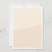 サファリリトルエクスプローラーキリン赤ちゃんシャワー 招待状 (裏面)