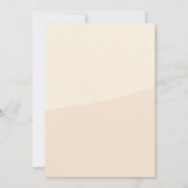 サファリリトルエクスプローラーキリン赤ちゃんシャワー 招待状 (裏面)