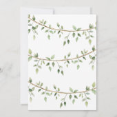 サファリリリトルワイルドワンベビージャパン赤ちゃんシャワー 招待状 (裏面)