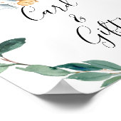 サファリリーフリースベビーシャワーサイン ポスター (角)