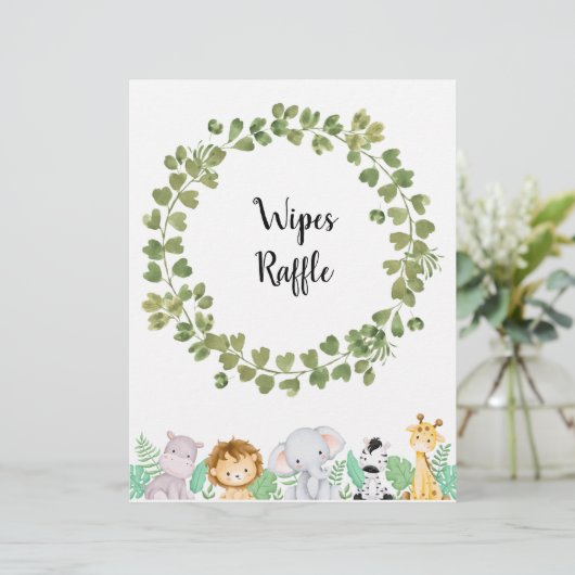 サファリワイプラッフルポスター (スタンド正面)