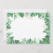 サファリワイルドオベビー!ベビーシャワー招待状 招待状 (裏面)