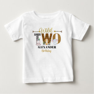 サファリワイルドツーキッズTシャツ ベビーTシャツ