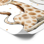 サファリワイルドバースデーパーティーポスター ポスター (角)