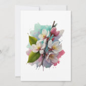 サファリワイルドファースト誕生日招待状 招待状 (裏面)