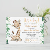 サファリワイルドボーイベビーシャワー招待状 招待状 (スタンド正面)
