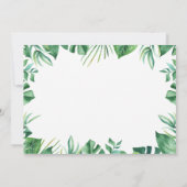 サファリワイルドボーイベビーシャワー招待状 招待状 (裏面)