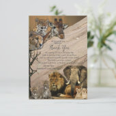 サファリワイルドライフサンキューカード 出欠カード (スタンド正面)