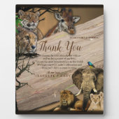 サファリワイルドライフサンキュープラーク フォトプラーク (正面)