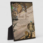 サファリワイルドライフサンキュープラーク フォトプラーク (側面)