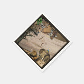 サファリワイルドライフパーティーナプキンス スタンダードカクテルナプキン (角)