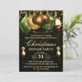 サファリワイルドライフボードクリスマスディナーパーティー 招待状 (スタンド正面)