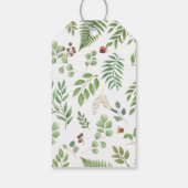 サファリワイルドワンまたは2ワイルドジャングル誕生日のお気に入り ギフトタグ (裏面)