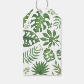 サファリワイルドワンまたは2ワイルドジャングル誕生日のお気に入り ギフトタグ (裏面)