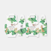 サファリワイルドワンアニマルジャングル写真1歳の誕生日 フェイバーボックス (折り畳みなし)