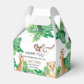 サファリワイルドワンアニマルジャングル写真1歳の誕生日 フェイバーボックス (正面サイド)