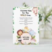サファリワイルドワンサンキューカード サンキューカード (スタンド正面)