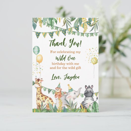 サファリワイルドワンサンキューカード サンキューカード (スタンド正面)