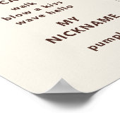 サファリワイルドワントロピカルバースデーフォトマイルストーン ポスター (角)