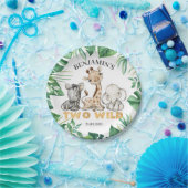 サファリワイルドワンバースデーパーティー紙プレート ペーパープレート (パーティー)