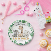 サファリワイルドワンバースデーパーティー紙プレート ペーパープレート (パーティー)